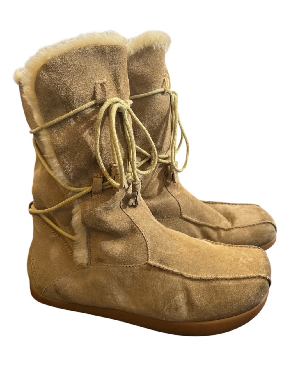 Earth Kalso Mirage Fur Lined Boots, Beaver, Size 10